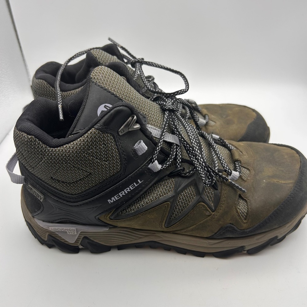 Merrell Moab FST 2 Mid Waterproof Hiking Boots Olive Green J09376 Mens 10
